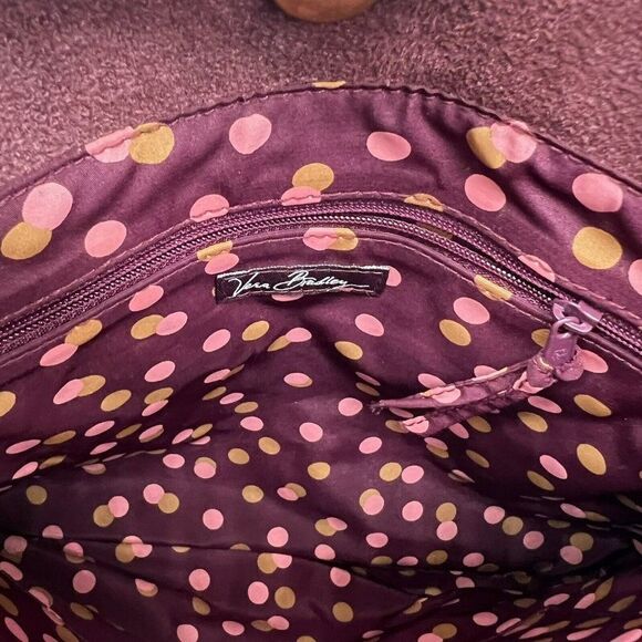 Vera Bradley Tweed Purse Suede Straps Limited Edition - Picture 3 of 4